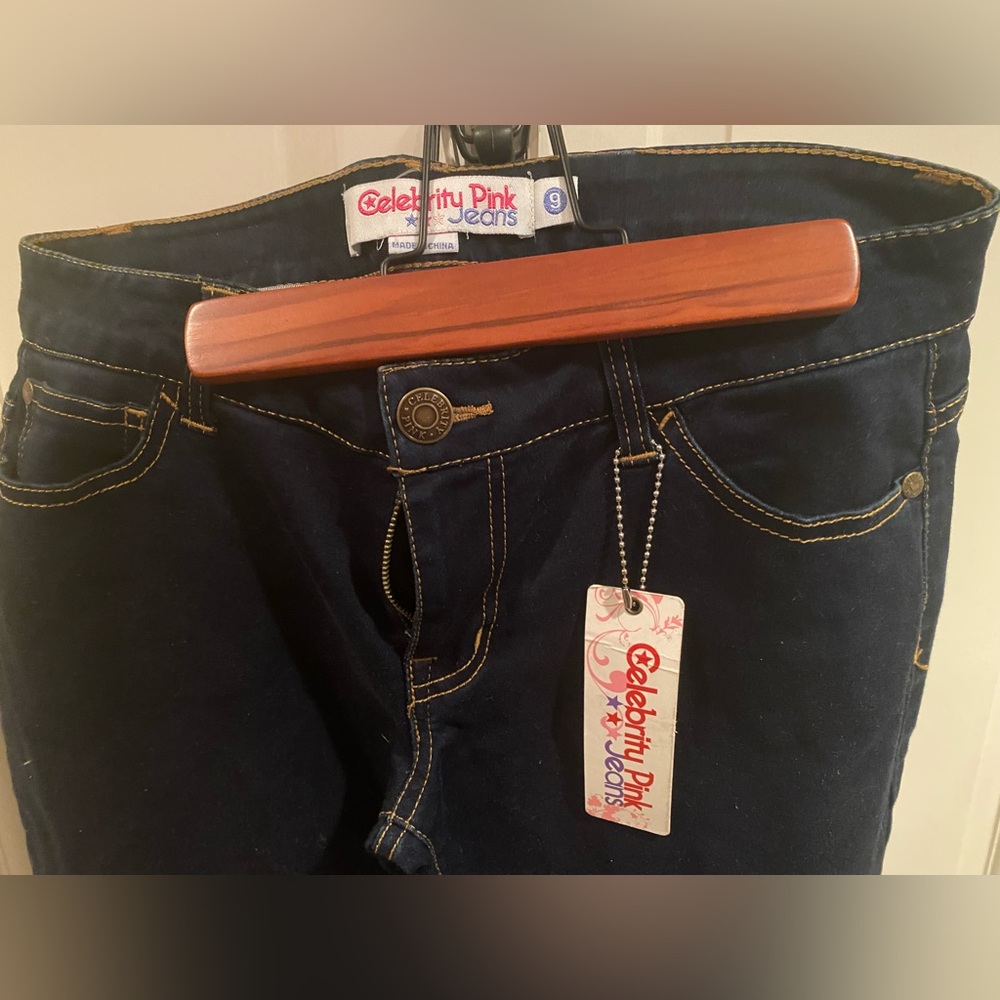 (NWT) CELEBRITY PINK JEANS/JEGGINGS SIZE 9 INDIGO BLUE (BRAND NEW WITH TAGS)